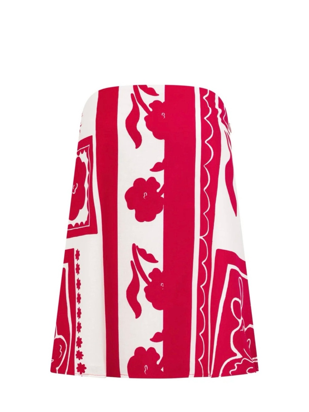 Sabo Skirt Red & White Strapless Wide-Leg Set - Picture 5 of 5